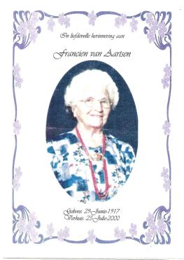 AARTSEN-VAN-Surnames-Vanne