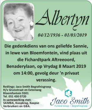 ALBERTYN-Surnames-Vanne