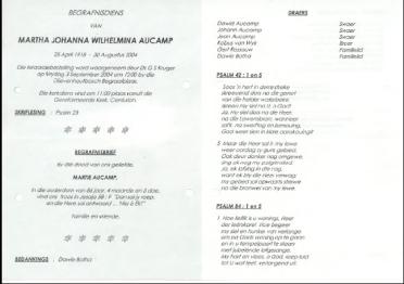 AUCAMP-Martha-Johanna-Wilhelmina-nee-VanWyk-1918-2004-F