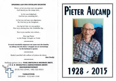 AUCAMP-Pieter-1928-2015-M