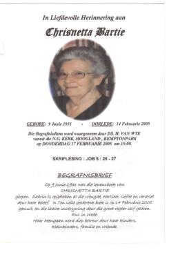 BARTIE-Surnames-Vanne