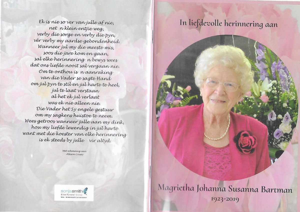 BARTMAN-Magrietha-Johanna-Susanna-Nn-Grieta-1923-2019-F_1