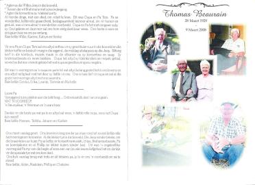 BEAURAIN-Surnames-Vanne