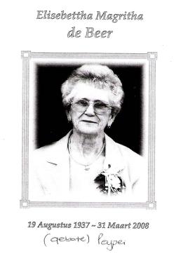 BEER-DE-Elisebettha-Magritha-nee-Peyper-1937-2008-F