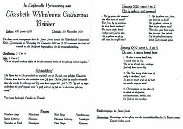 BEKKER-Elizabeth-Wilhelmina-Catharina-1918-2011-F