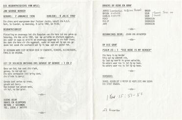 BEKKER-Jan-George-1934-1992-M