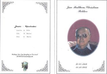 BEKKER-Jan-Mattheus-Christiaan-1919-2002-M