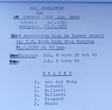 BERG-VAN-DER-Jan-Hendrik-1902-1980-M