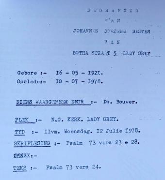 BESTER-Johannes-Jurgens-1921-1978-M