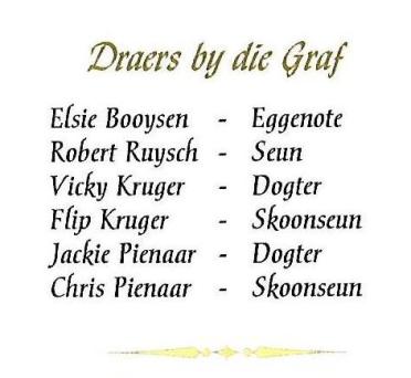 BOOYSEN-Boet-1940-2003-M-97