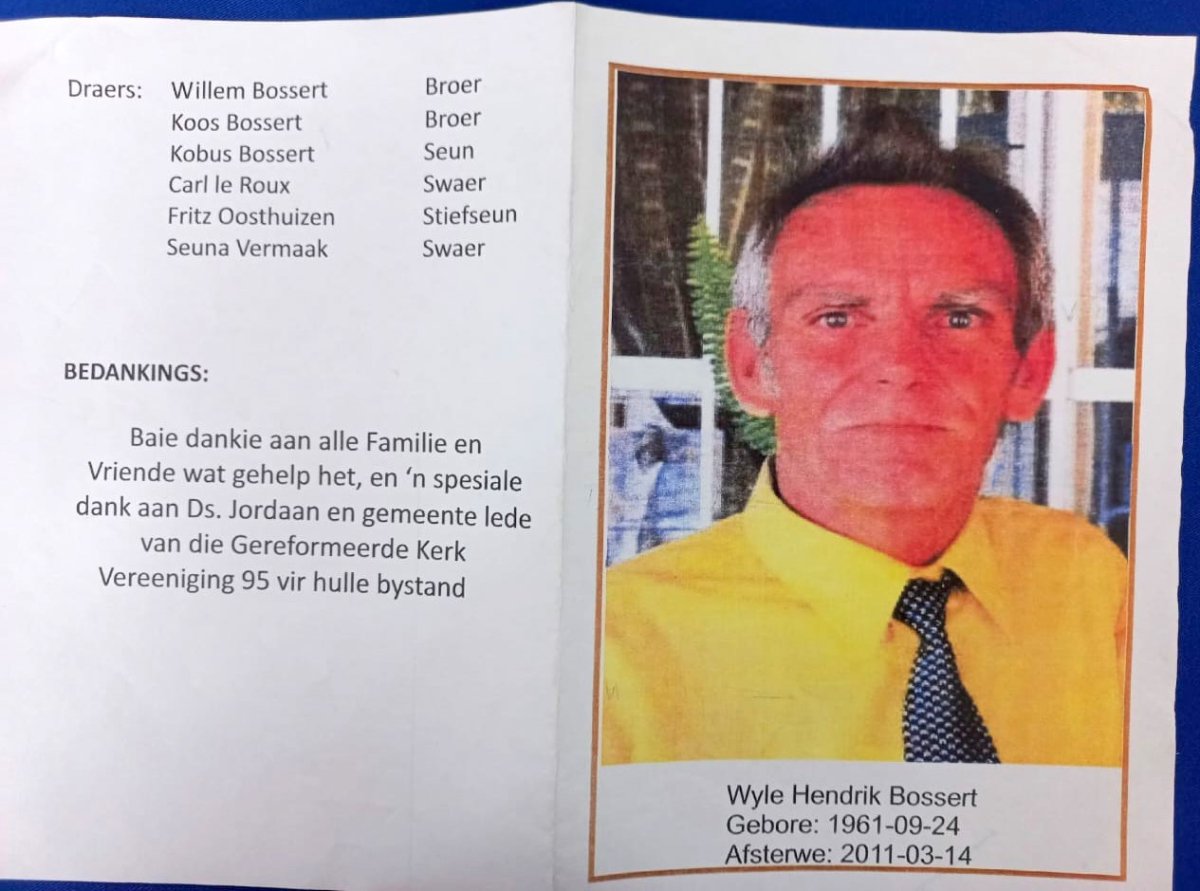 BOSSERT-Hendrik-1961-2011-M-1