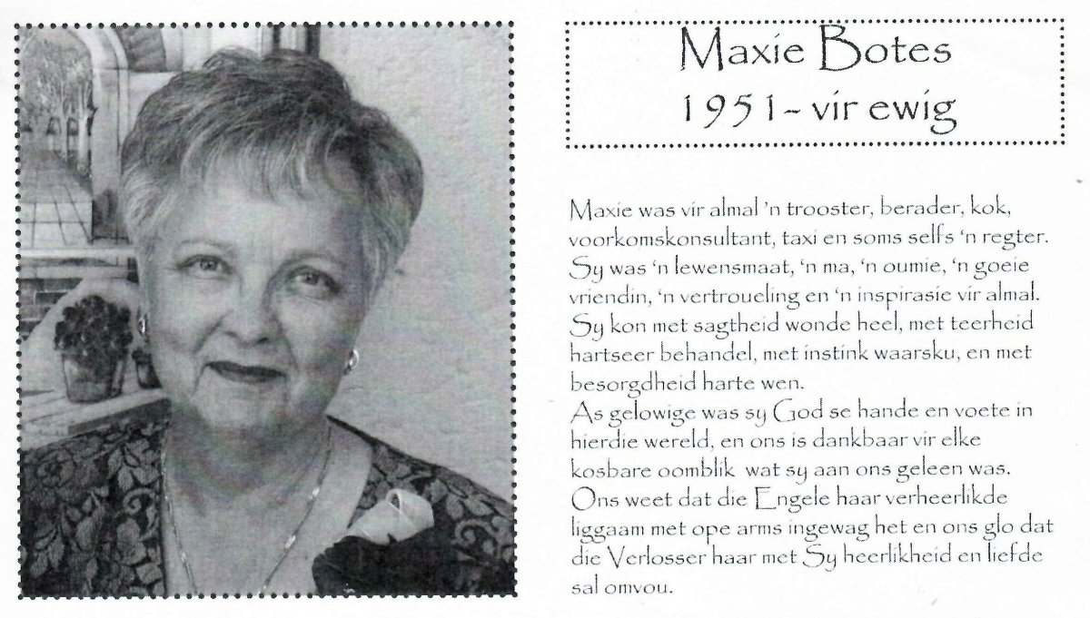 BOTES-Maxie-1951-2009-F-97