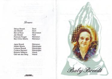 BREEDT-Margaretha-Petronella-Christina-Nn-Baby-née-DeWet-1921-2004-F