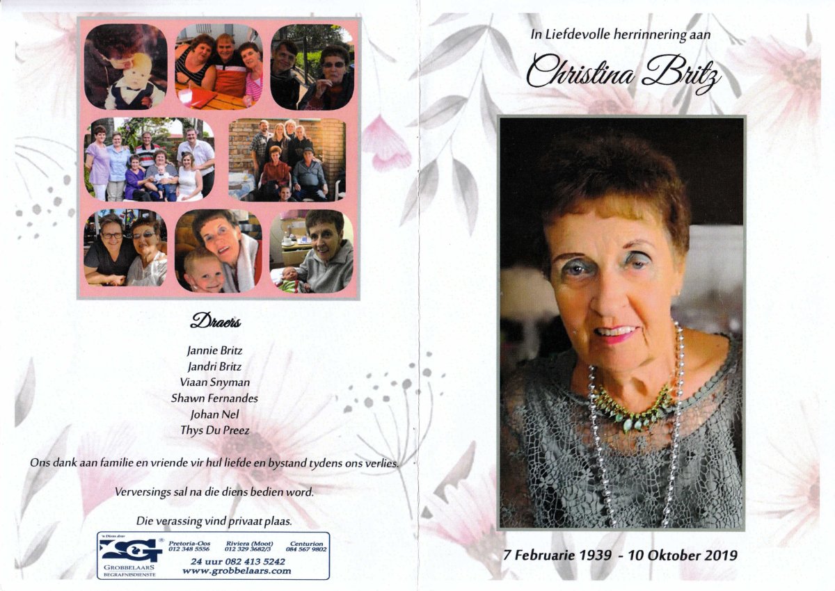 BRITZ-Christina-Nn-Kleintjie-1939-2019-F-05