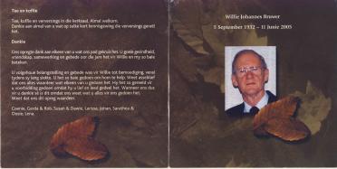 BRUWER-Willie-Johannes-1932-2005-M