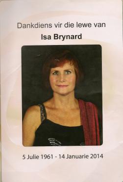 BRYNARD-Isa-nee-Oosthuizen-1961-2014-F
