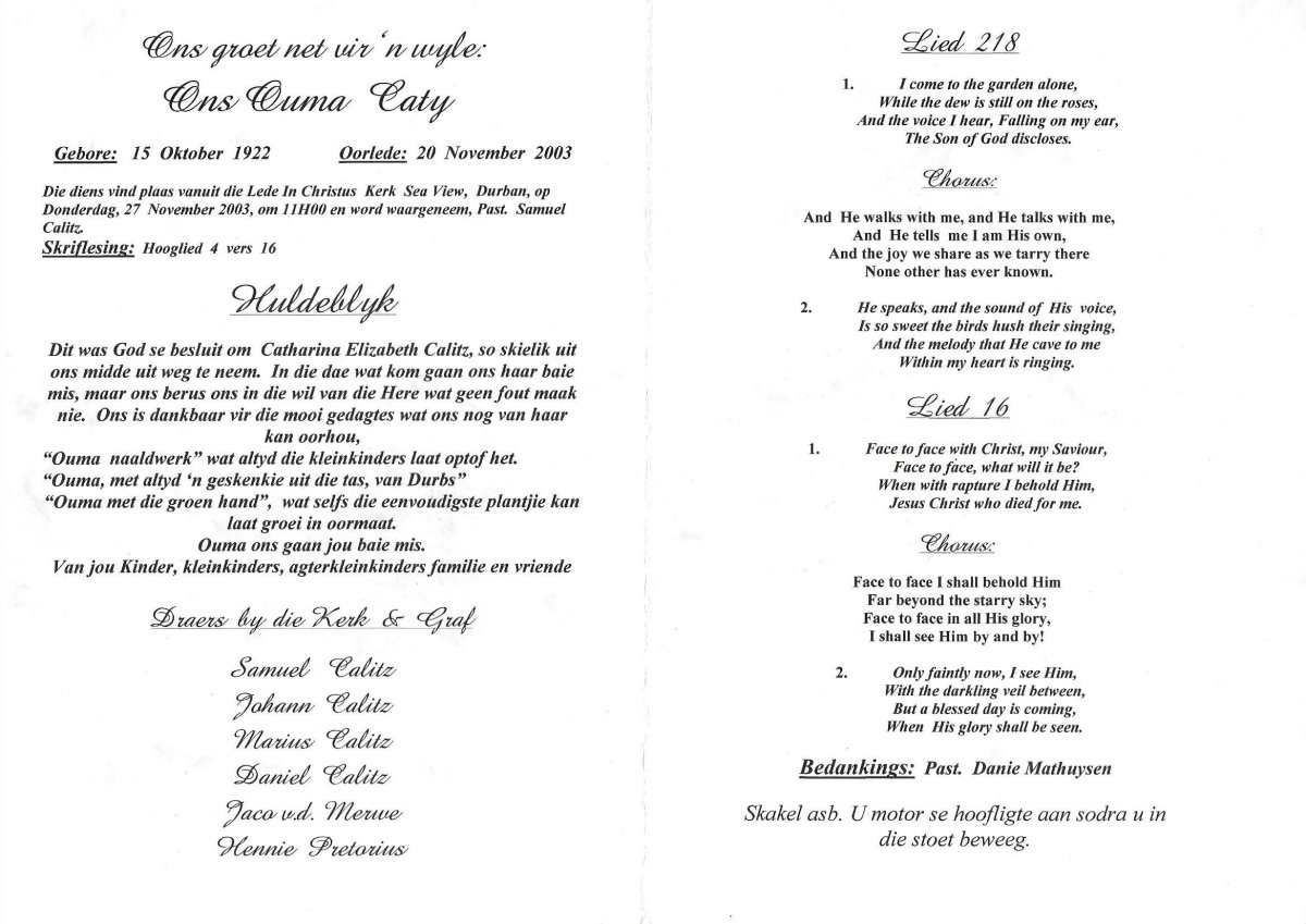 CALITZ-Catharina-Elizabeth-Nn-OumaCaty-1922-2003-F-02