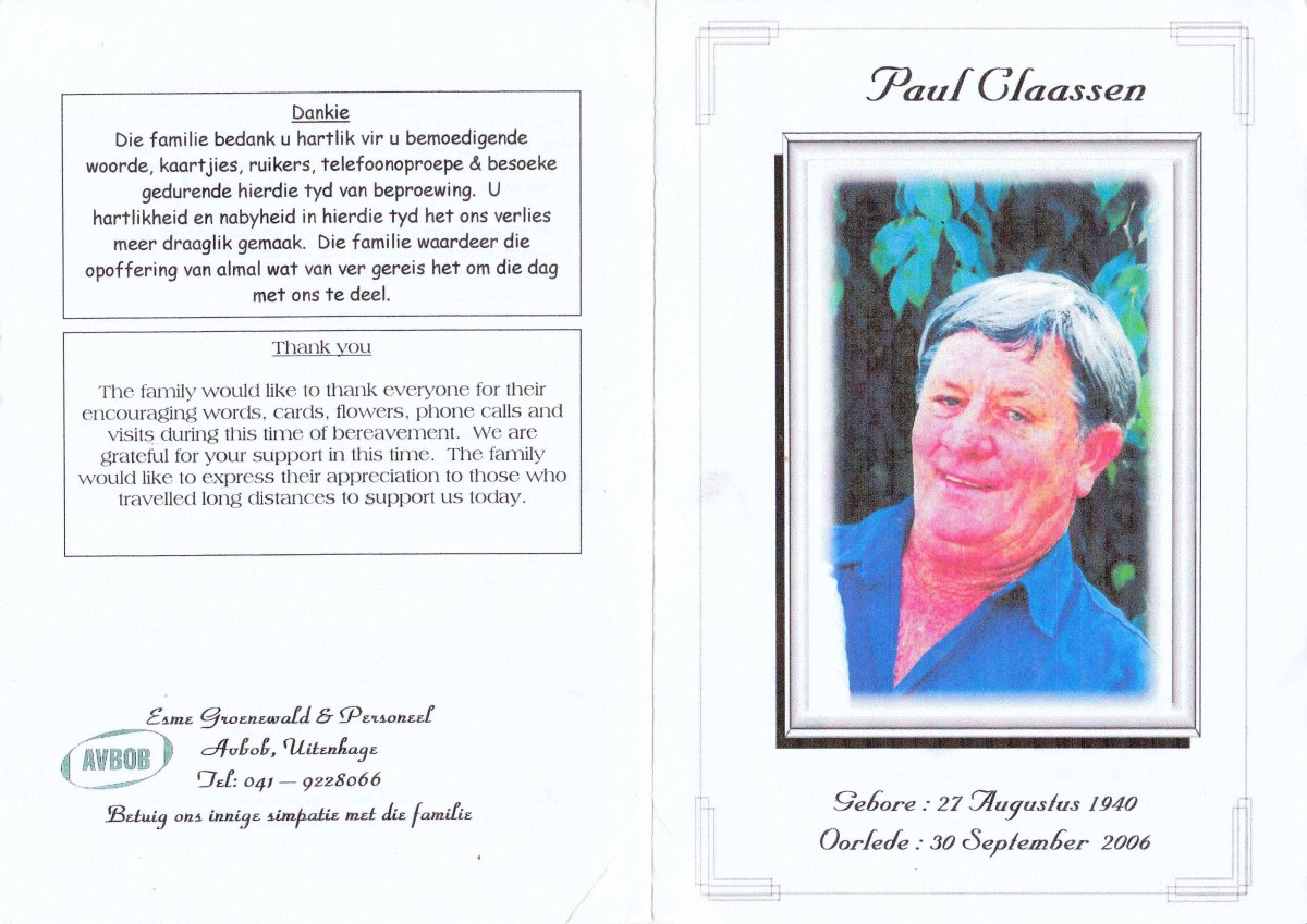 CLAASSEN-Paul-Stephanus-Nn-Paul-1940-2006-M_1