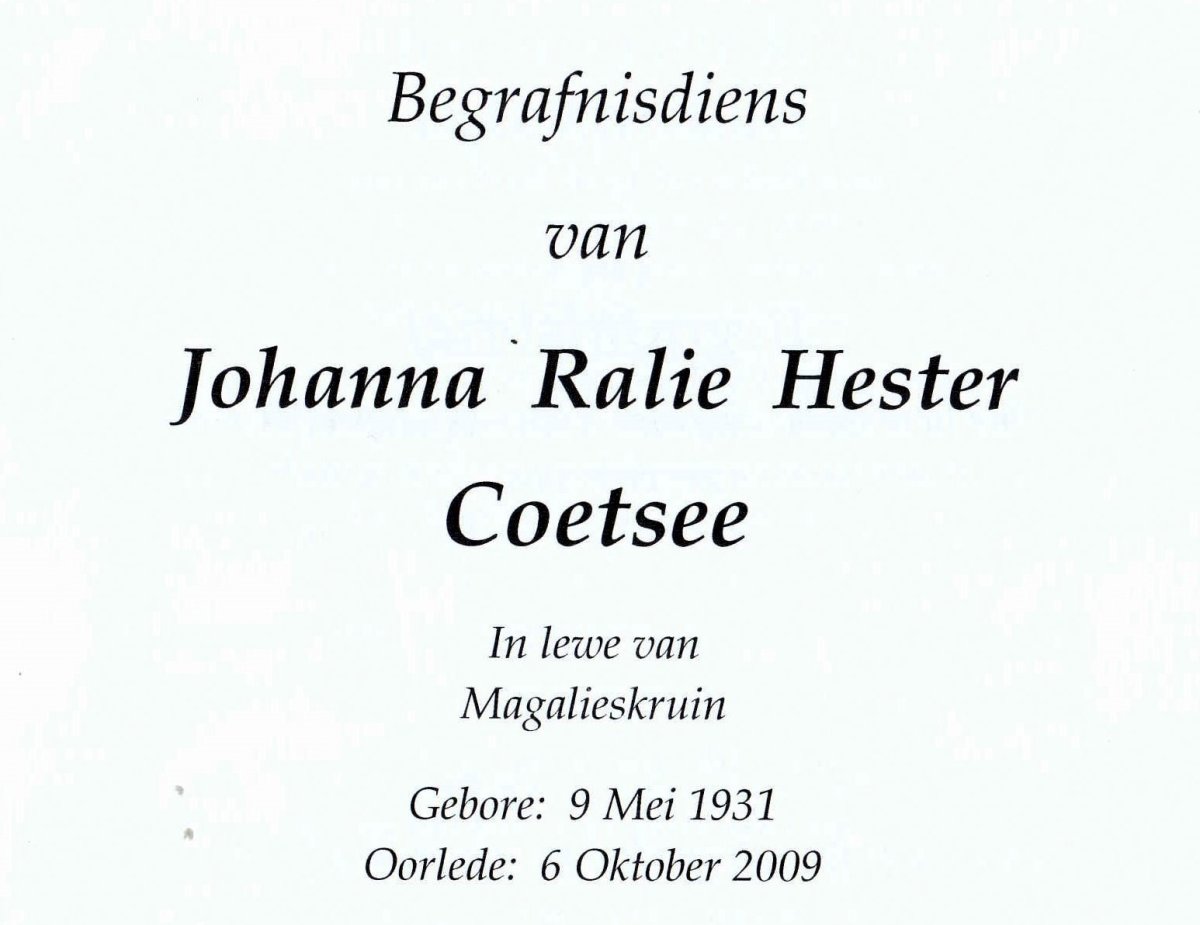 COETSEE-Johanna-Ralie-Hester-Nn-Jeanette.OumaDoumie-X-Ferreira-1931-2009-F_99