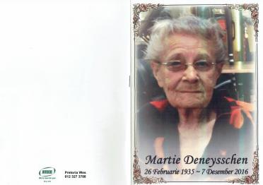 DENEYSSCHEN-Surnames-Vanne