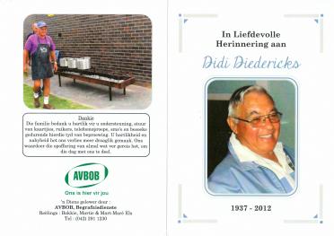 DIEDERICKS-Surnames-Vanne