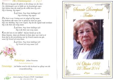 DORREPAAL-Susanna-Maria-Magdalena-Nn-Sannie.Toekie-nee-Muller-X-Pretorius-1932-2014-F