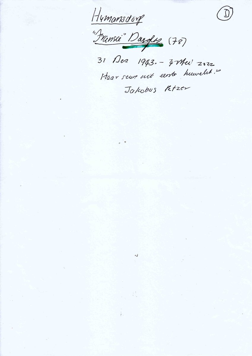 DOUGLAS-Francina-Catharina-Nn-Fransie-X-Petzer-1943-2022-F-03