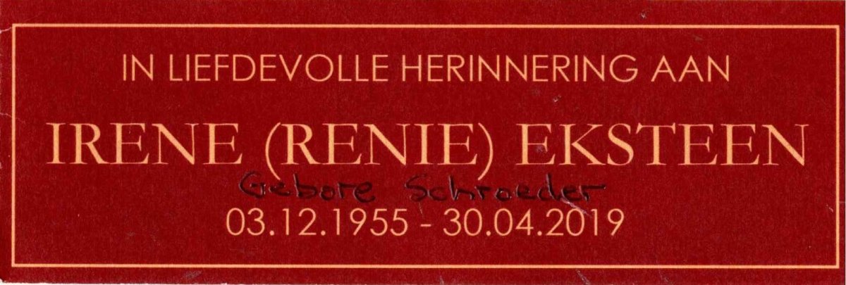 EKSTEEN-Irene-Nn-Renie-née-Schroeder-1955-2019-F_2