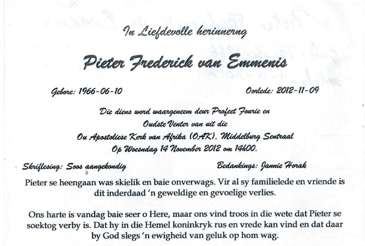 EMMENIS-VAN-Pieter-Frederick-Nn-Pieter-1966-2012-M_1