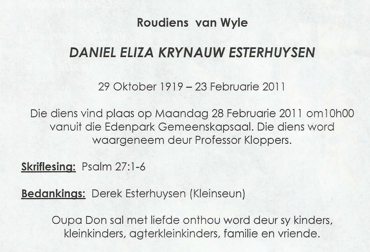 ESTERHUYZEN-Daniel-Eliza-Krynauw-1919-2011-M_2