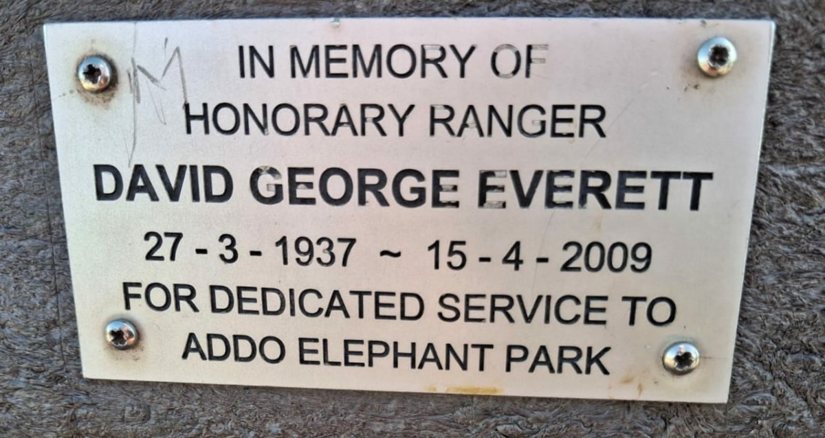 EVERETT-David-George-1937-2009-SANparks.Addo.HonoraryRanger-M-01
