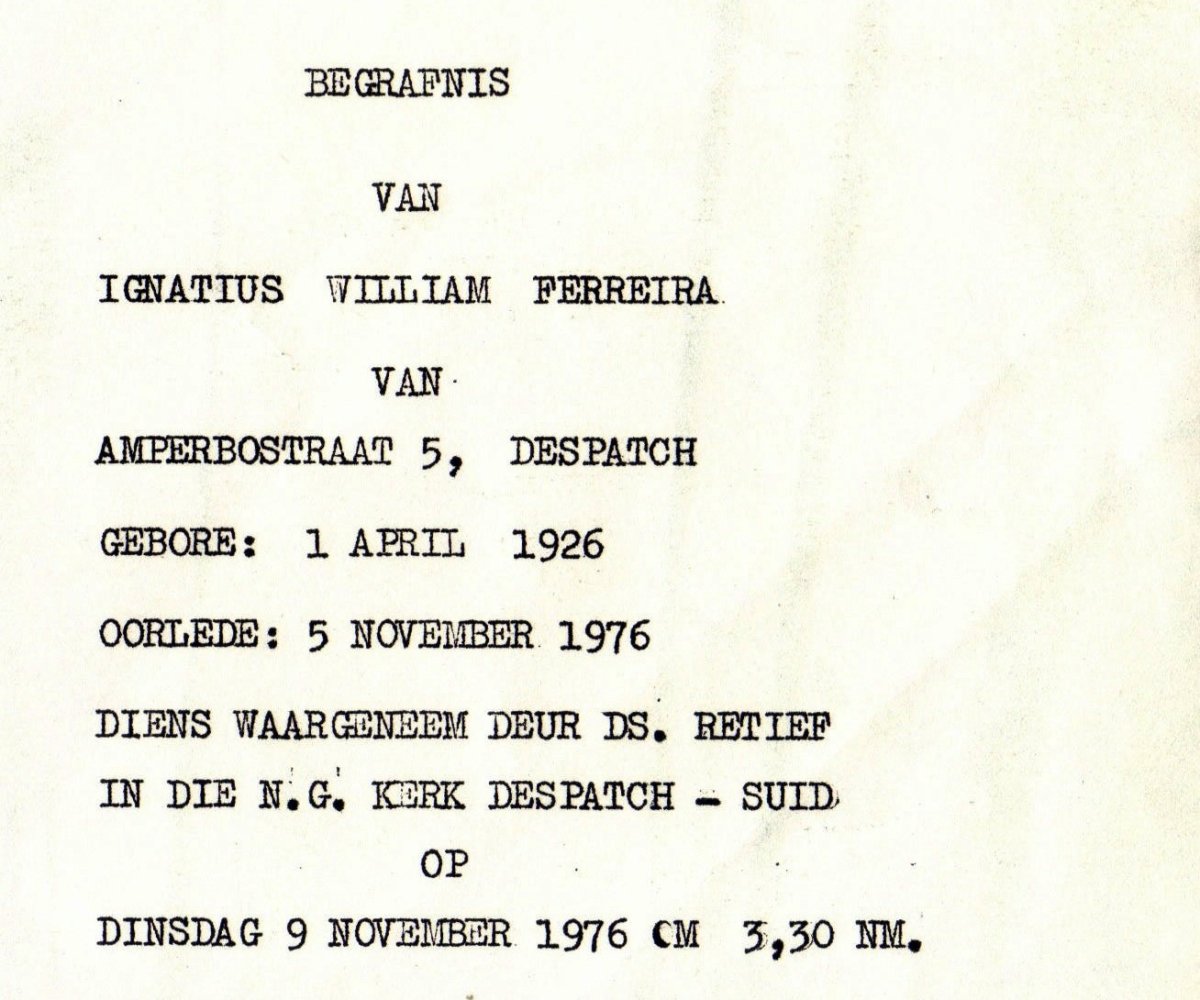 FERREIRA-Ignatius-Willem-1926-1976-M_99