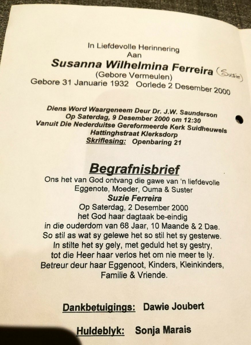 FERREIRA-Susanna-Wilhelmina-Nn-Suzie-nee-Vermeulen-1932-2000-F_1