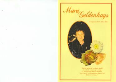 GELDENHUYS-Mara-1934-2008-F-201