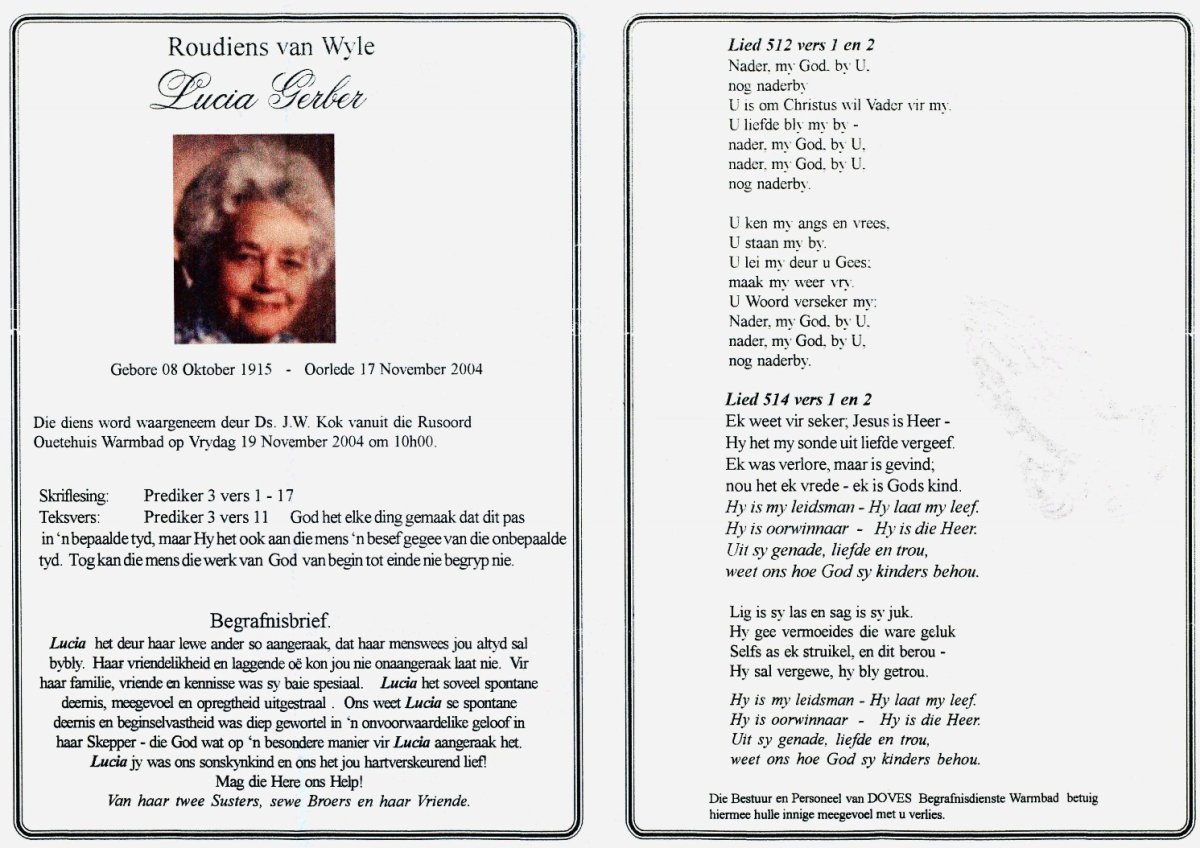 GERBER-Lucia-nee-Combrinck-X-Dreyer-XX-Opperman-1915-2004-F_1