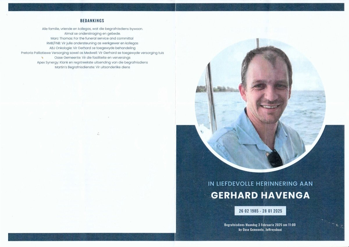 HAVENGA-Gerhard-1985-2025-M-01