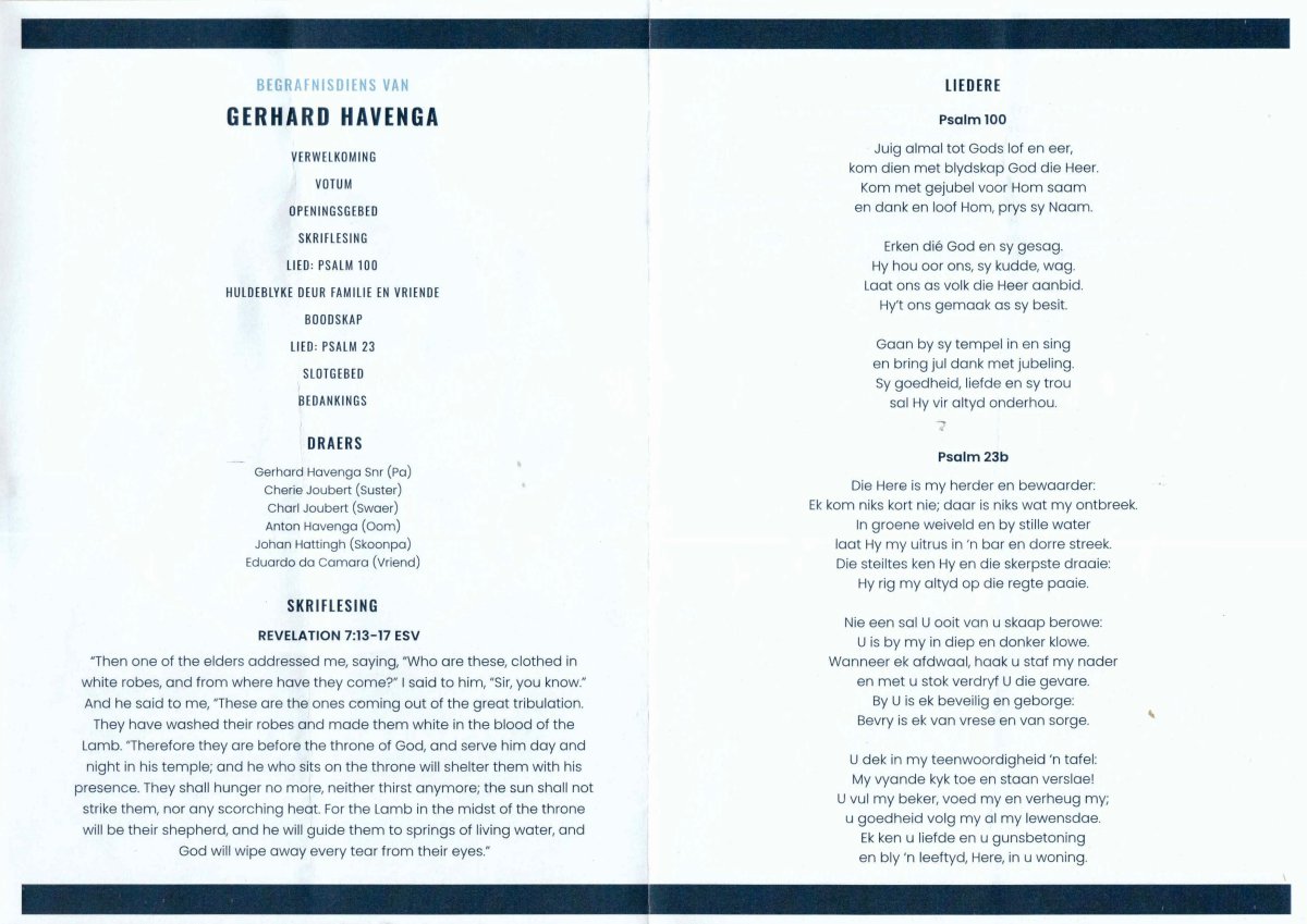 HAVENGA-Gerhard-1985-2025-M-02