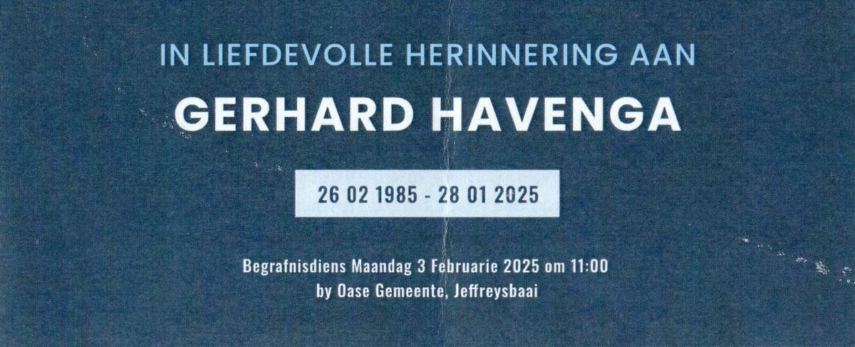 HAVENGA-Gerhard-1985-2025-M_2