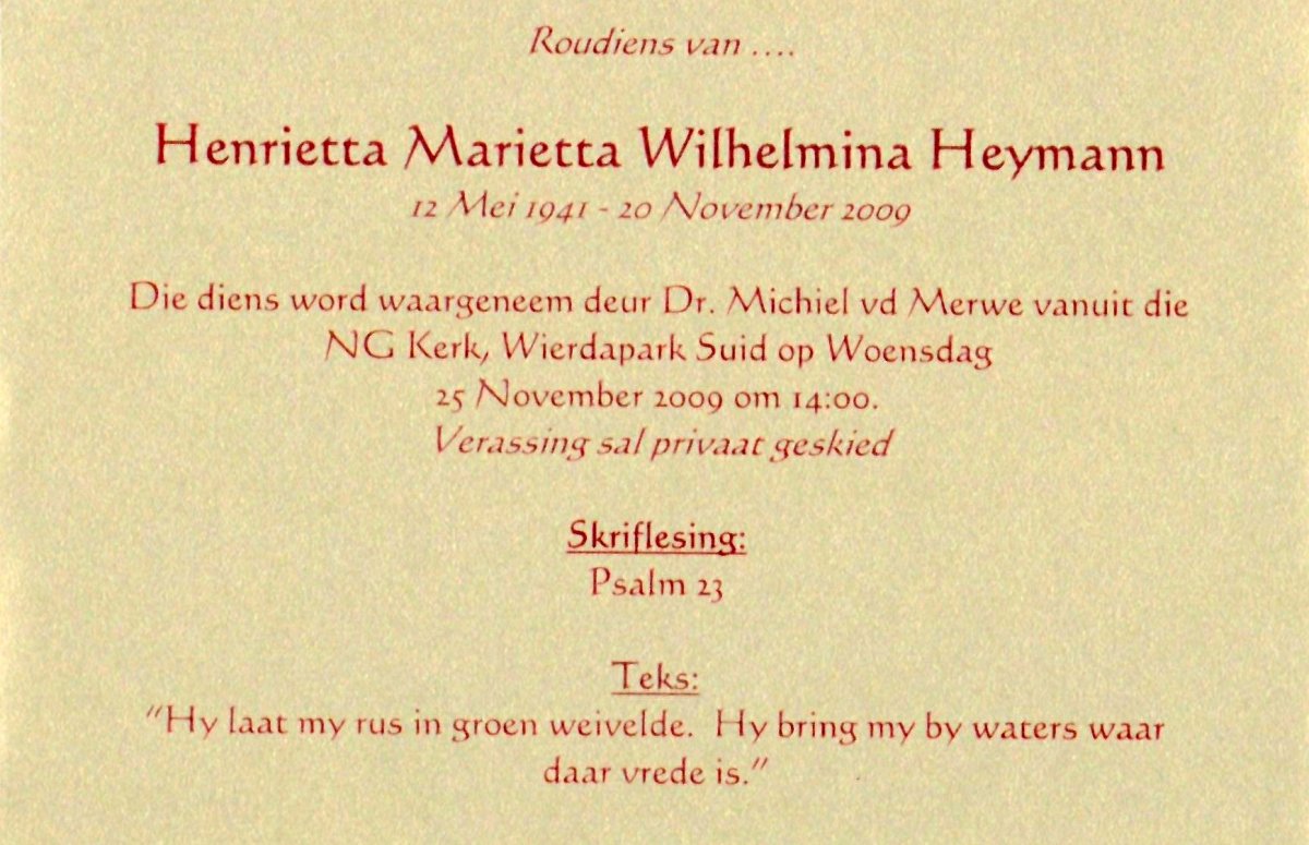 HEYMANN-Henrietta-Marietta-Wilhelmina-Nn-Hettie-nee-Arangies-1941-2009-F_2