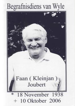 JOUBERT-Faan-1938-2006-M