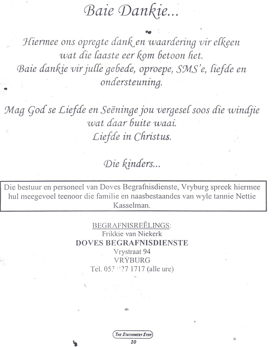 KASSELMAN-Jeanetta-Nn-Nettie-1921-2009-F_2