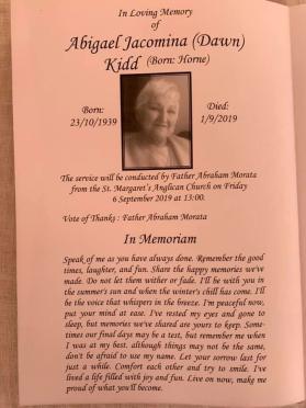 KIDD-Abigael-Jacomina-Nn-Dawn-nee-Horne-1939-2019-F