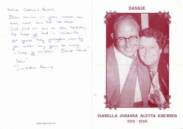 KIRCHNER-Isabella-Johanna-Aletta-Nn-Bella-1919-1998-F-01