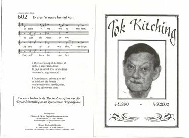 KITCHING-Surnames-Vanne