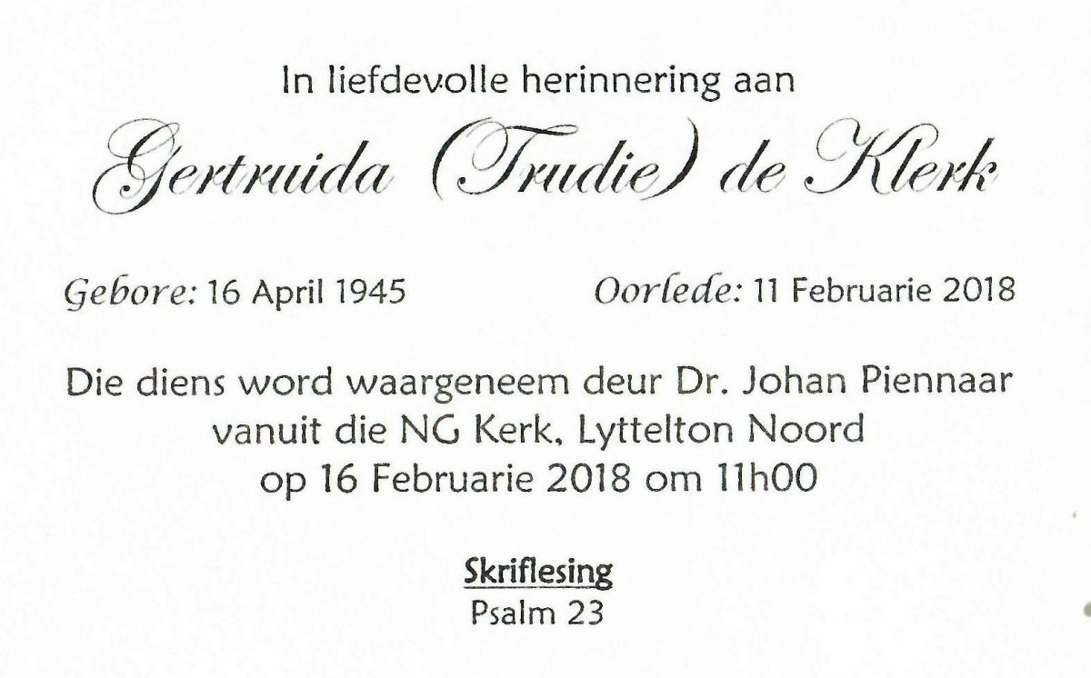 KLERK-DE-Gertruida-Nn-Trudie-nee-Young-1945-2018-F_2