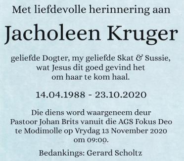 KRUGER-Jacholeen-1988-2020-F-96