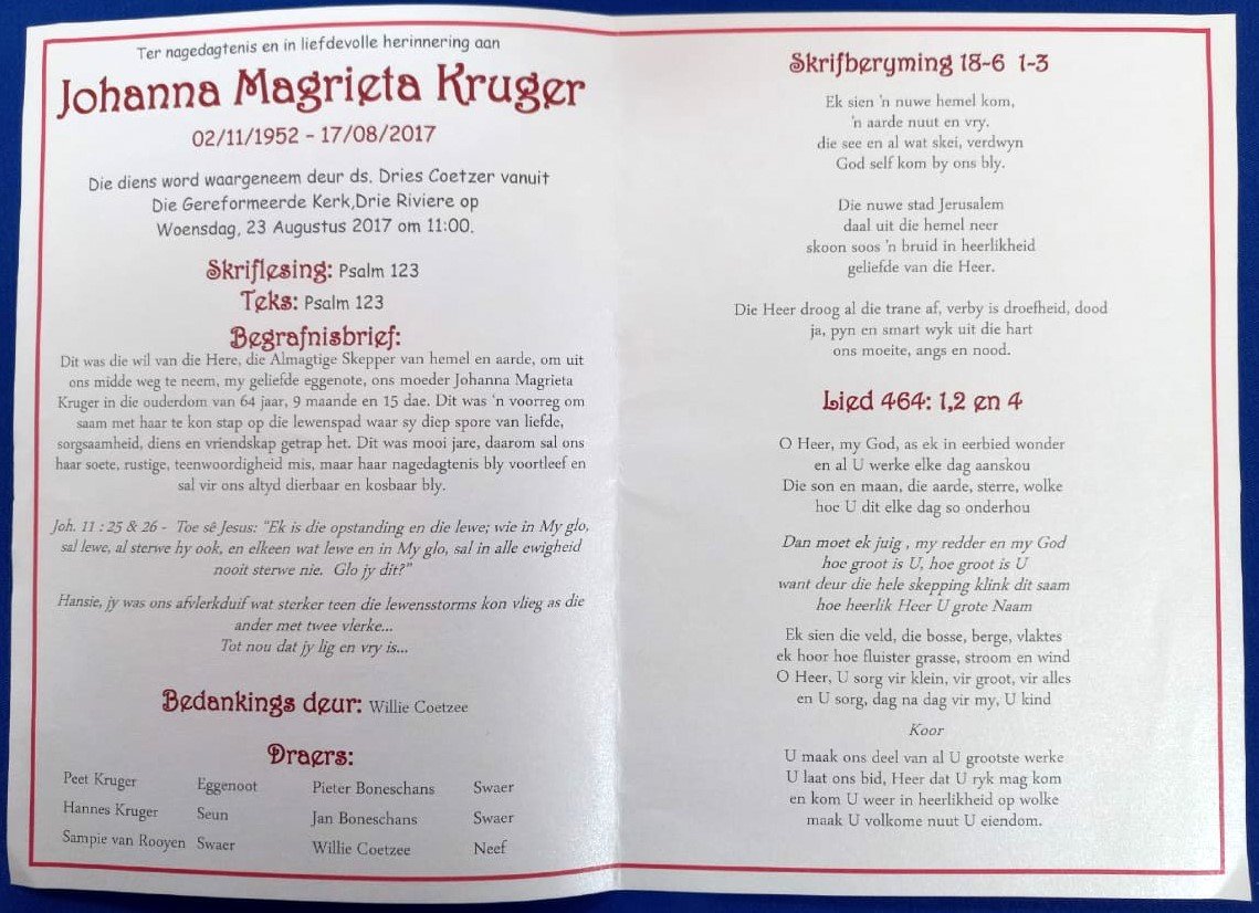 KRUGER-Johanna-Magrieta-Nn-Johanna-1952-2017-F-2
