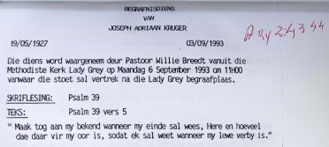 KRUGER-Joseph-Adriaan-Nn-Joop-1927–1993-M
