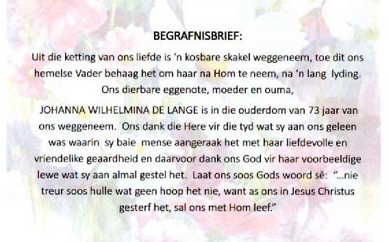 LANGE-DE-Johanna-Wilhelmina-Nn-Willemien-nee-DeKock-1942-2016-F_4