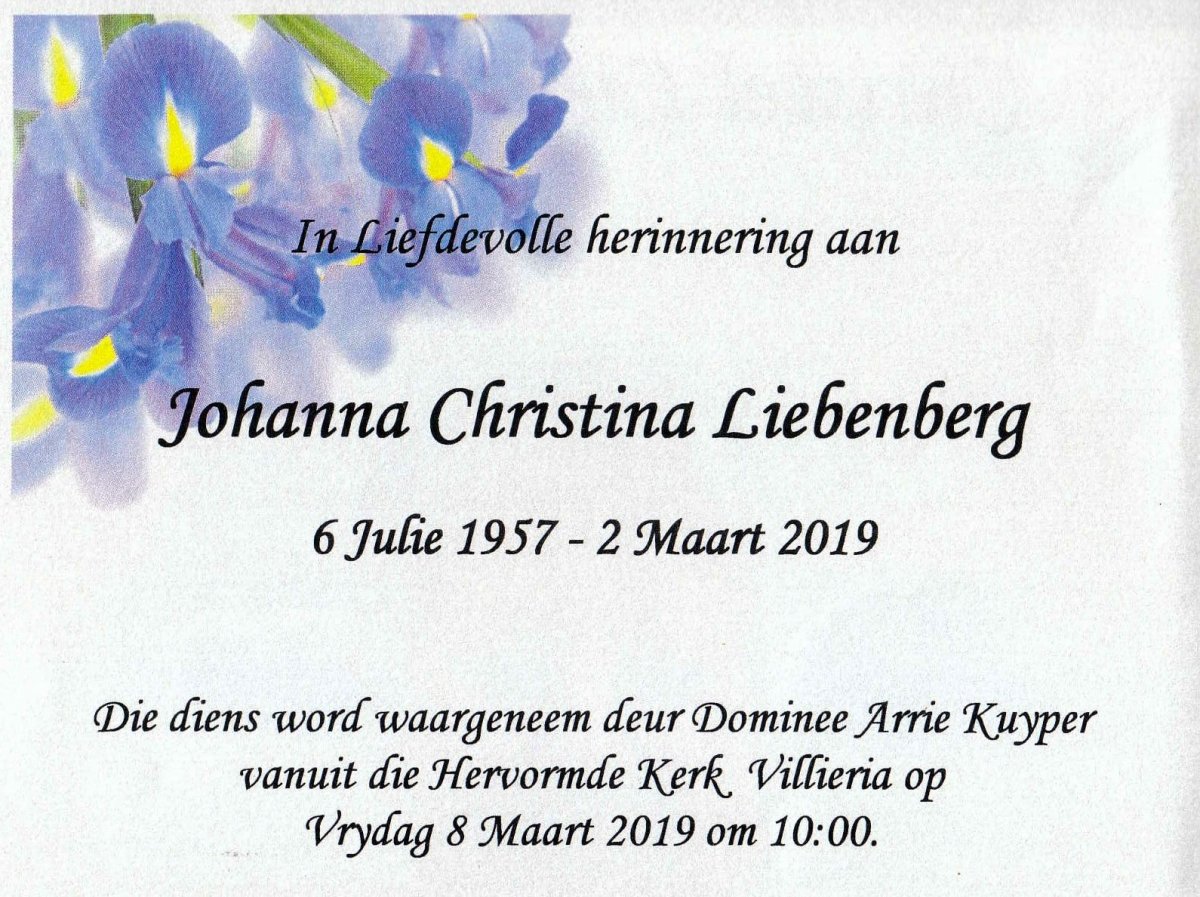 LIEBENBERG-Johanna-Christina-Nn-Christel-1957-2019-F-95